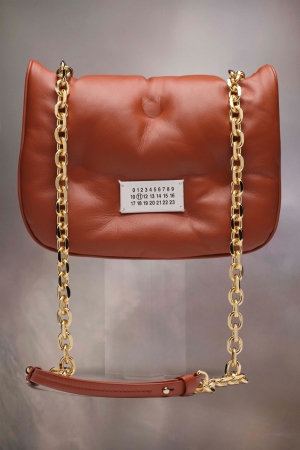 Maison Margiela Glam Slam Flap Small Axelväska Dam Ljusbruna | 49176-PVDY