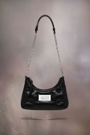 Maison Margiela Glam Slam Hobo Micro Cross Body Väskor Herr Vita | 46207-GFDX
