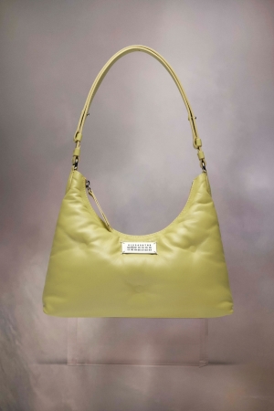 Maison Margiela Glam Slam Hobo Small Axelväska Dam Vita | 41328-DFUZ