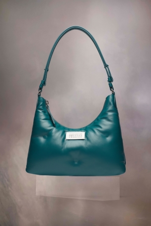 Maison Margiela Glam Slam Hobo Small Axelväska Dam Vita | 92736-ZCID