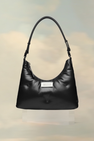 Maison Margiela Glam Slam Hobo Small Axelväska Dam Vita | 92874-IQME