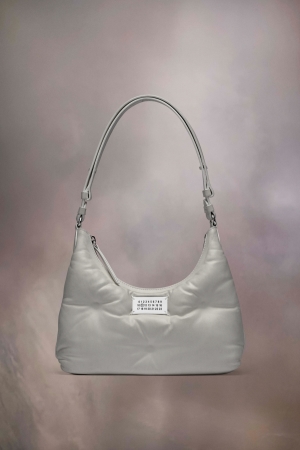 Maison Margiela Glam Slam Hobo Small Axelväska Dam Vita | 98432-CHJY