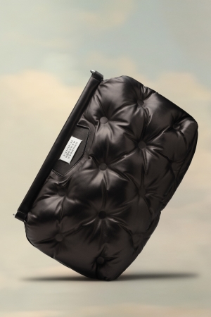 Maison Margiela Glam Slam Large Axelväska Dam Vita | 64258-AKTQ