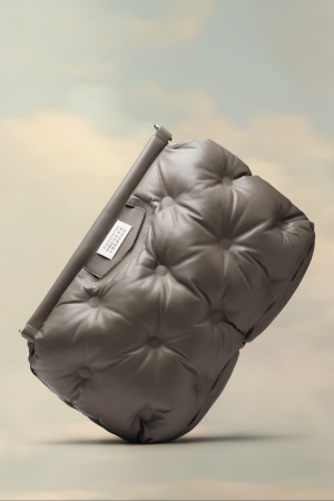 Maison Margiela Glam Slam Large Axelväska Dam Vita | 76493-HQCJ