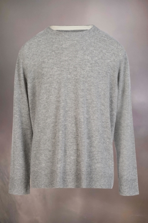Maison Margiela Lambswool Stickat Dam Blå | 60813-JYBP