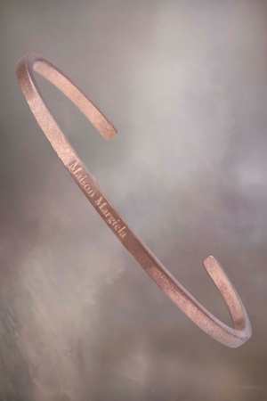 Maison Margiela Logo Cuff Smycken Dam Palladium | 30726-NYCX