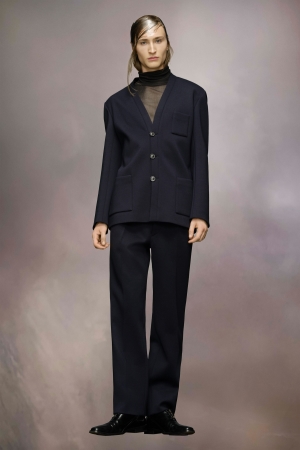 Maison Margiela Milano Stitch Jacka Dam Marinblå | 92853-MZWL