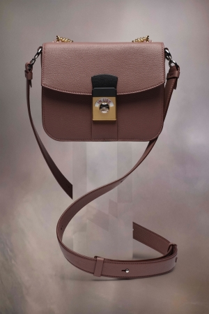 Maison Margiela New Lock Square Axelväska Dam Rosa | 36951-XTIK