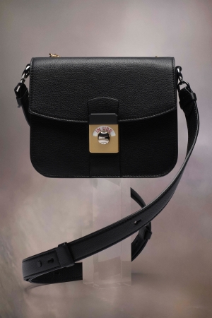 Maison Margiela New Lock Square Axelväska Dam Rosa | 41506-ILKD