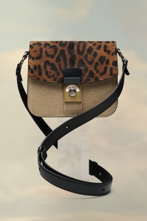 Maison Margiela New Lock Square Axelväska Dam Vita | 78249-HRFU