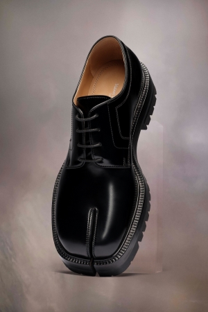 Maison Margiela Tabi Spets-ups Platta Skor Dam Svarta | 46287-DIJT