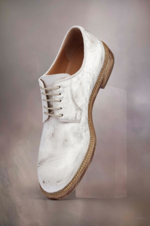 Maison Margiela Velvet Oxfords Platta Skor Herr Grå | 45697-NJIF